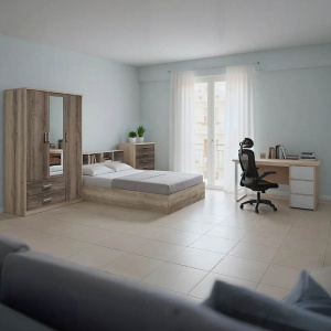 Set mobilier dormitor 5 buc Intermission Castillo-toro 167.5x221x84 cm