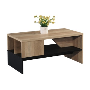 Set mobilier sufragerie 2 buc Vibe Gri inchis 189x110x82 cm - Img 5