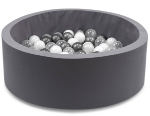 Set piscina si bile Bubble Pops 150 Gri 85x85x30 cm - Img 7