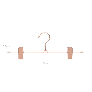 Set umerase metalice Songmics Auriu 31x10.5 cm - Img 7