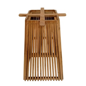 Suport blat masa de bar Darius Boho Pako World Natural 60x60x90 cm - Img 2