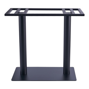 Suport blat masa, Soign, Negru, 40x80x90 cm - Img 2