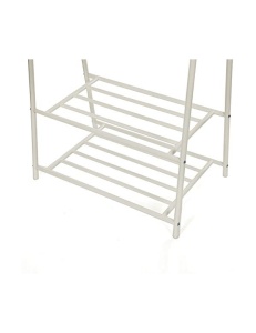 Suport pentru umerase, Songmics, HSR05W, Metal, Alb, 155 x 87 x 41 cm - Img 5