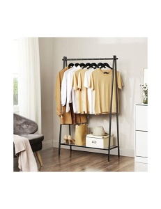 Suport pentru umerase, Songmics, Negru, HSR23BK, 92 x 33 x 153 cm - Img 7
