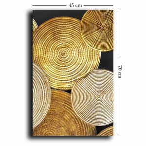 Tablou 4570NISC Auriu 45x70 cm - Img 2