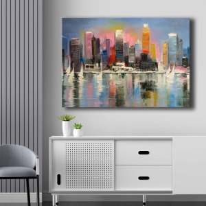 Tablou 70100NISC Multicolor 70x100 cm - Img 2