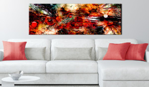 Tablou - Artistic Chaos 150x50 cm - Img 2