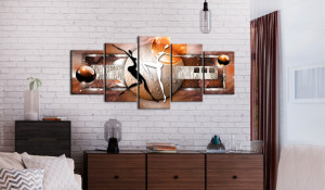 Tablou - Dance of elements: earth 100x50 cm - Img 2