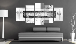 Tablou - Gray Balance 100x50 cm - Img 2