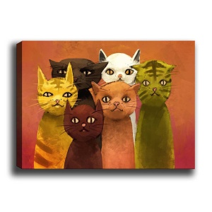 Tablou Kanvas Multicolor 50x70x3 cm - Img 2