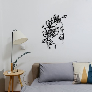 Tablou metalic Farfalla Negru 39x53 cm - Img 2