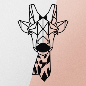 Tablou metalic Giraffe Negru 33x50 cm - Img 6