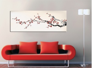 Tablou PC041 Multicolor 30x80x3 cm - Img 2