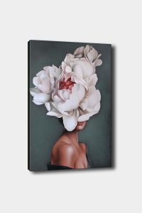 Tablou Vibrant Brushstroke Multicolor 70x100 cm - Img 2
