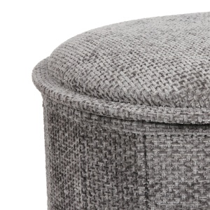 Taburet cu depozitare, Trebia, Pako, Gri 76x38x38 cm - Img 3