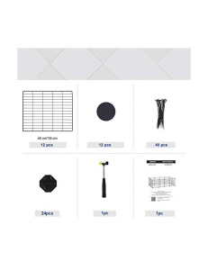 Tarc pentru animale de companie, Songmics, Negru, LPI01H, 143 x 73 x 46 cm - Img 7