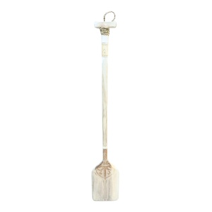 Vasla decorativa de perete Boon Alb 20x3x120 cm