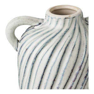 Vaza decorativa, Albastru, 14x15.5x22 cm