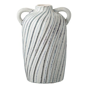 Vaza decorativa, Albastru, 14x15.5x22 cm - Img 5