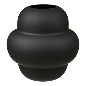 Vaza decorativa, Negru, 21x21x20 cm - Img 5