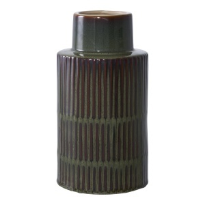 Vaza decorativa, Verde, 16x16x30 cm - Img 5