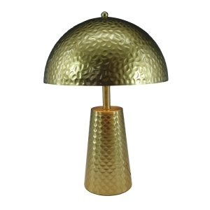 Veioza Ambient E27 metal auriu 30x30x44 cm