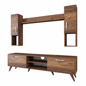 Ansamblu Comoda TV M27 Walnut - Img 2