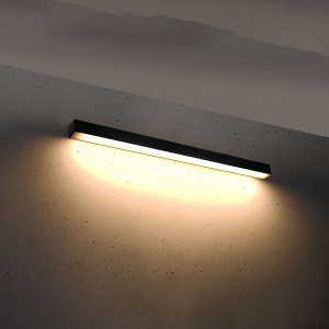Aplica LED Pinne Negru 3000K 90x6x6 cm - Img 3