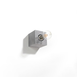 Aplica perete Ariz din beton Gri 10x10x10 cm - Img 2