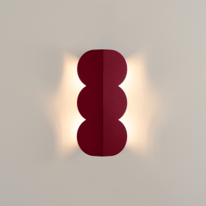 Aplica perete Biscuit Burgundy 16.3x5.8x33.6 cm - Img 7