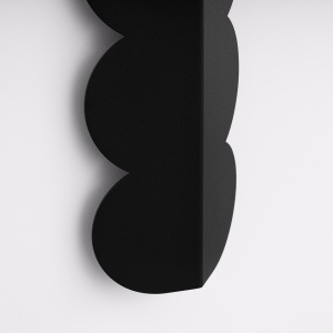 Aplica perete Biscuit Negru 16.3x5.8x33.6 cm - Img 6