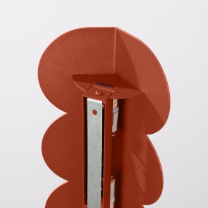 Aplica perete Biscuit Rosu 16.3x5.8x33.6 cm - Img 8