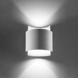 Aplica perete Impact Alb 22x11x23 cm - Img 3