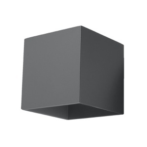 Aplica perete Quad Antracit 10x12x10 cm
