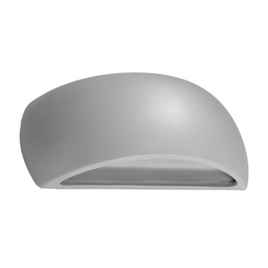 Aplica Pontius din ceramica Gri 32x9x14 cm