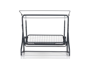 Balansoar cu 3 locuri Ruta 10 Multicolor 200x165x110 cm - Img 3