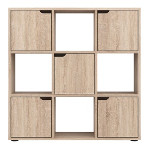Biblioteca Bookel, Pako World, Sonoma, 88x27x89 cm - Img 3