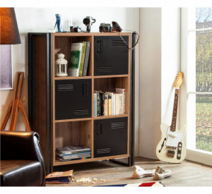 Biblioteca Cosmo Neva Atlantic Pine-Negru - Img 1