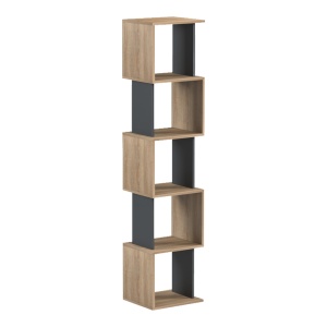 Biblioteca, Cubik, Sonoma, 30x35x161 cm - Img 2
