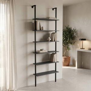 Biblioteca, Dimmo, Pako, Antracit 60x20x180 cm