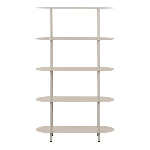Biblioteca Rieti, Bej, 90x31x150 cm - Img 4