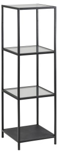 Biblioteca Seaford, Transparent, 119.5x35x37 cm - Img 2