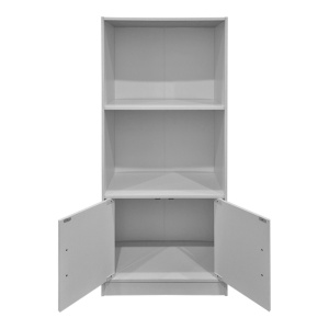 Biblioteca, Tekaro, Alb, 30x60x120 cm - Img 3
