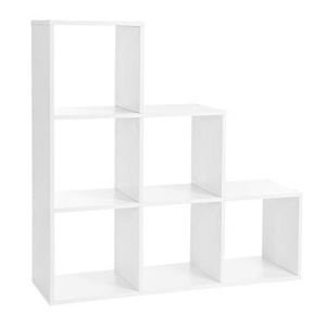 Biblioteca, Vasagle, Alb, 97.5x97.5x29 cm - Img 2