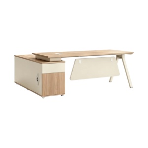 Birou Stark, Bej, 160x80x75 cm - Img 3