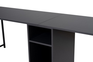 Birou Twin Study Desk Antracit - Img 7