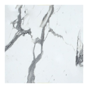 Blat de masa Melody, Pako World, Marmura Alba, 12mm, 60x60 cm