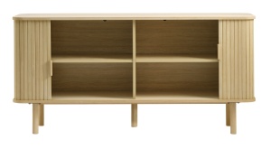 Bufet CAVO, Stejar deschis, 45x76x160 cm - Img 4