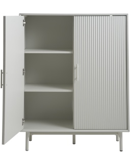 Cabinet PALMA, Gri deschis, 40x125x100 cm - Img 2