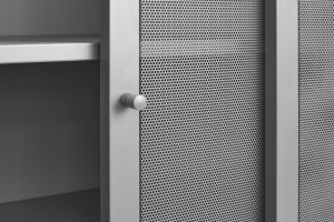 Cabinet VEEP, Gri, 40x140x90 cm - Img 2
